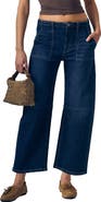 LE JEAN Utility Barrel Leg Jeans