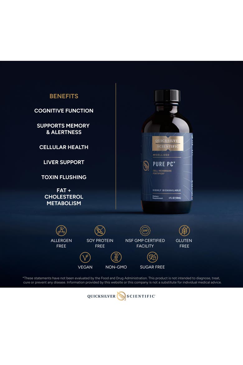 Micellized Pure PC Phosphatidylcholine Liquid Cellular Support Supplement, Alternate, color, None
