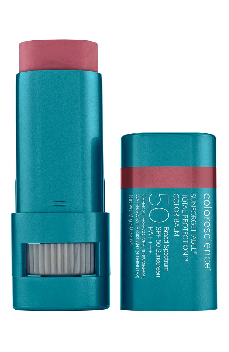 Colorescience <sup>®</sup> Sunforgettable<sup>®</sup> Total Protection Color Balm SPF 50 Sunscreen, Main, color, Berry