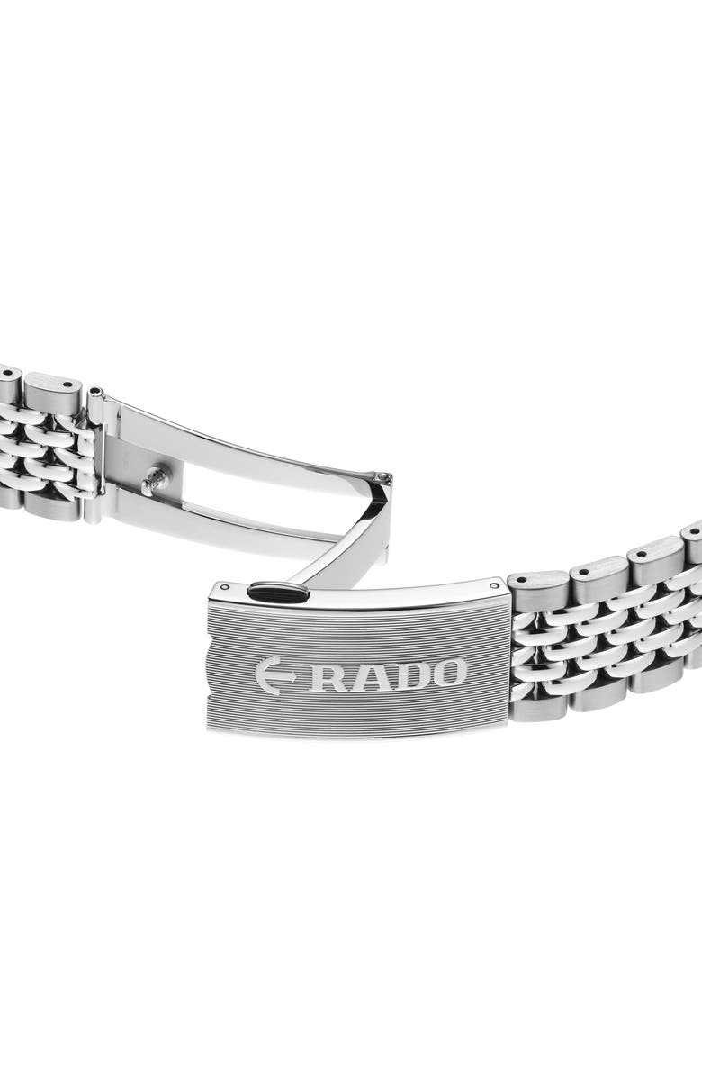 RADO Captain Cook Automatic Bracelet Watch, 39mm, Alternate, color, Silver/ Blue