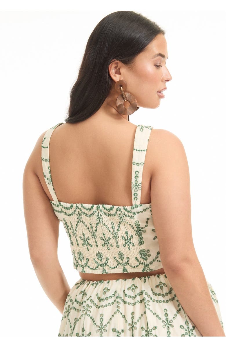 June + Vie Cropped Eyelet Top, Alternate, color, Embroidery