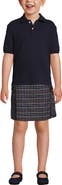 Lands' End School Uniform Kids Short Sleeve Interlock Polo Shirt