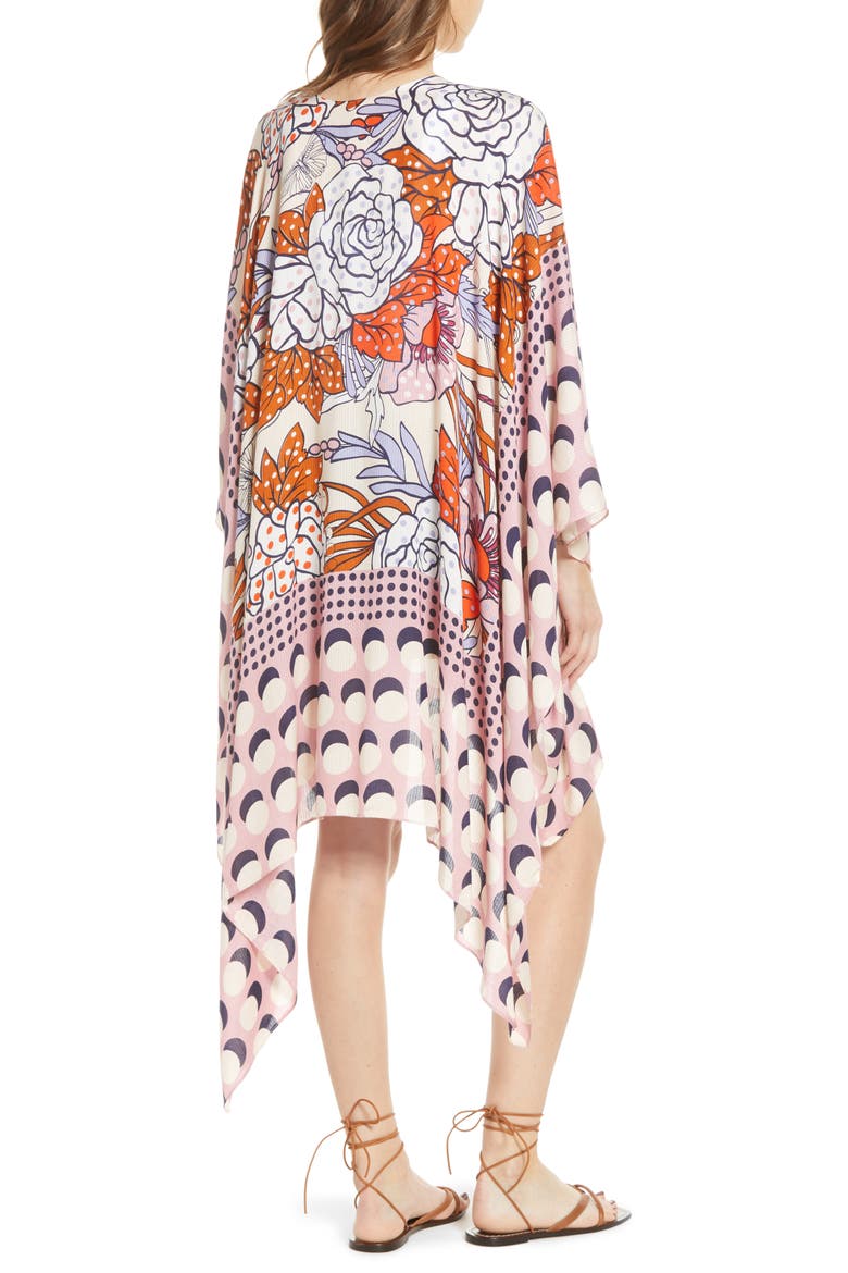 Floral Dot Ruana, Alternate, color, YELLOW MULTI