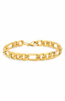 18K Gold Plated Stainless Steel Chain Link Bracelet