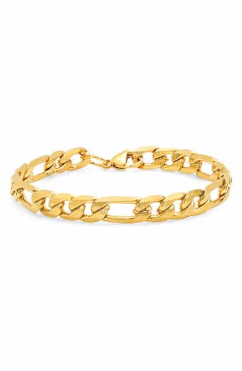 18K Gold Plated Stainless Steel Chain Link Bracelet