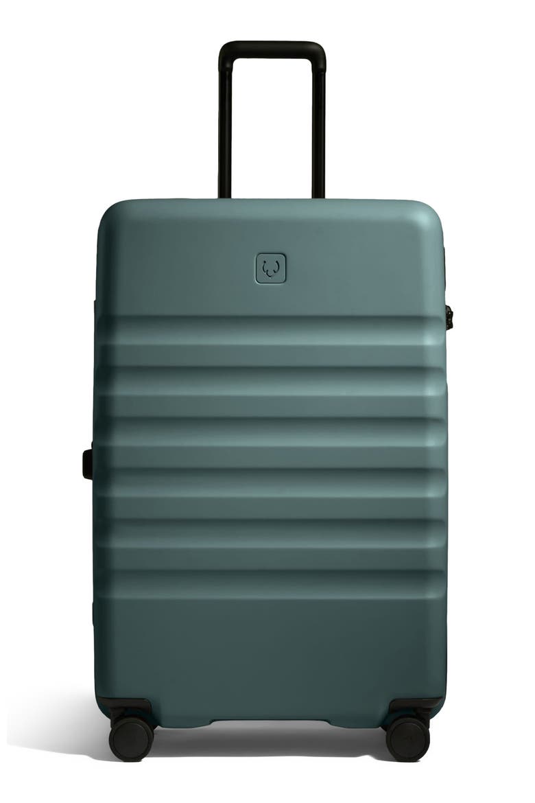 Icon Stripe Large Luggage, Main, color, Glade Blue