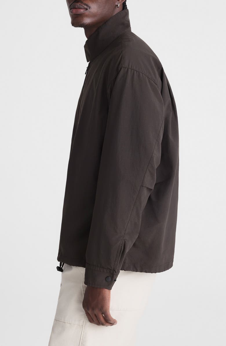 Madewell Nylon Harrington Jacket, Alternate, color, Dark Brown