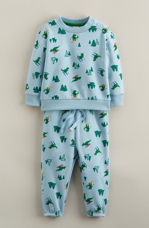Print Fleece Sweatshirt & Sweatpants Set (Baby)