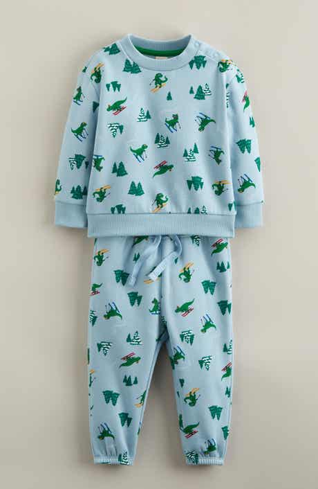 Tucker + Tate Print Fleece Sweatshirt & Sweatpants Set
