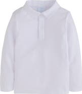 Little English Kids' Solid Long Sleeve Polo