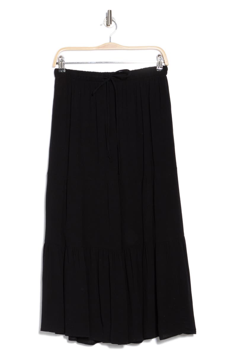 T Tahari Solid Tiered Skirt, Alternate, color,