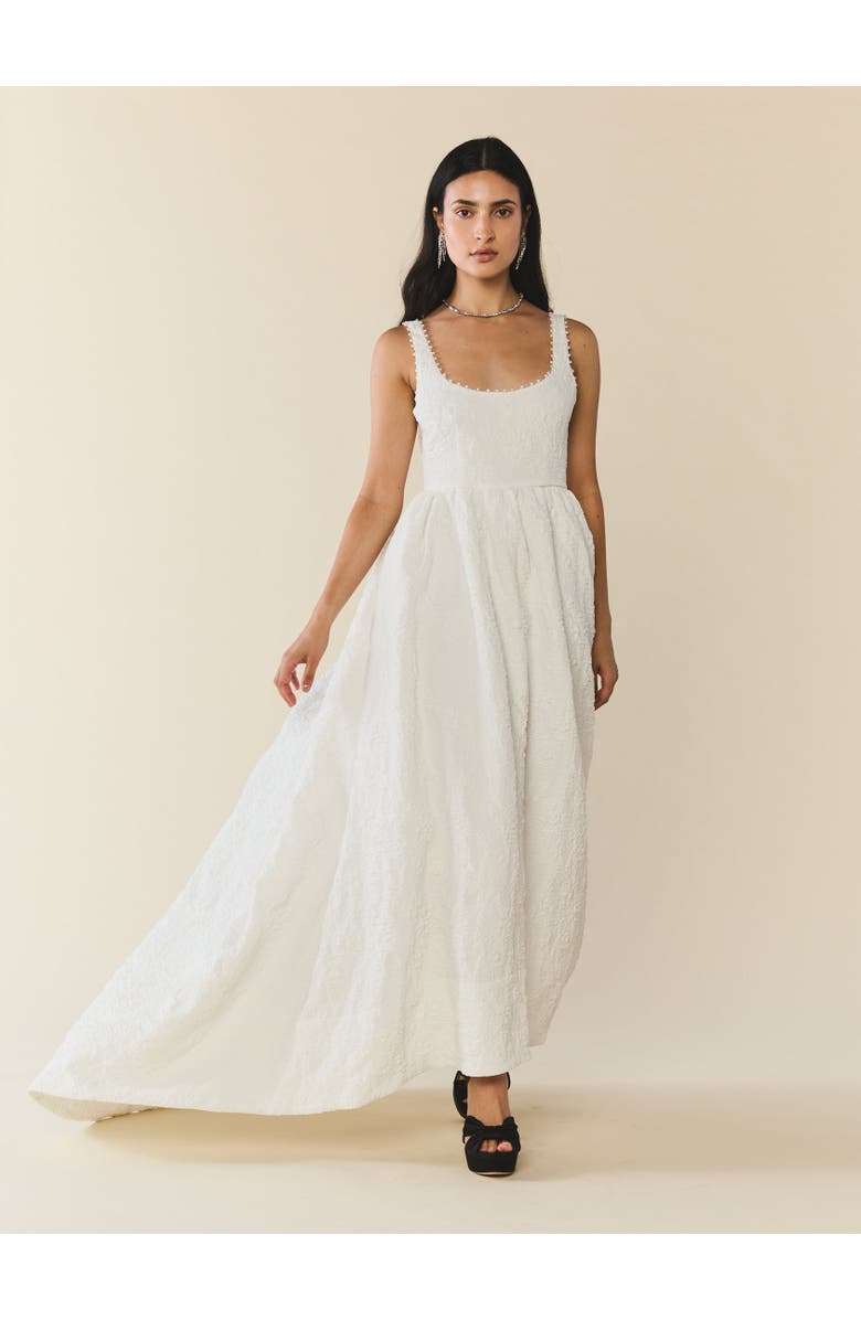 Eddy Brady Maxi Dress, Main, color, Chapel White Floral