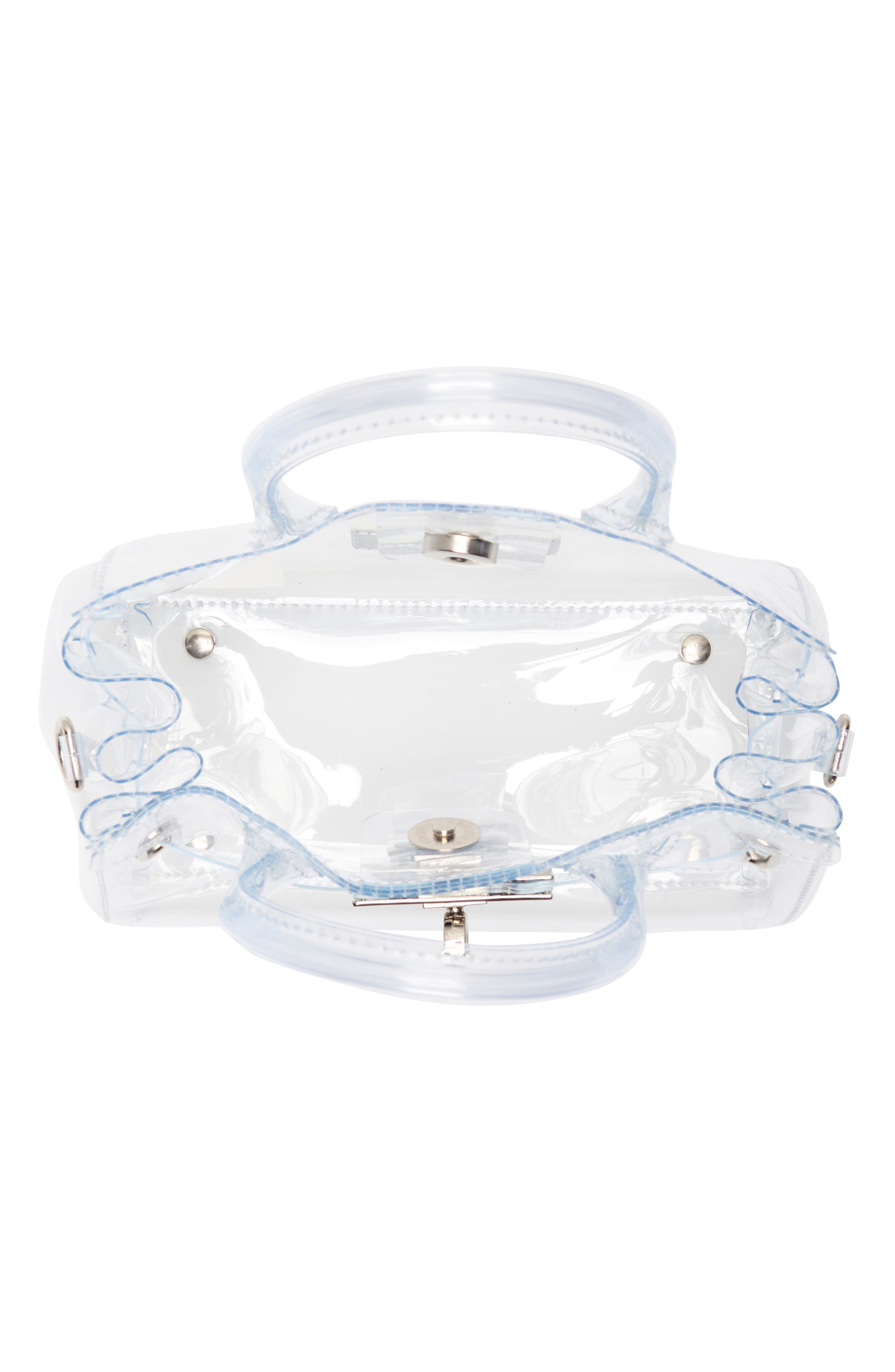 Gummy Mini Clear Jelly Tote, Alternate, color, CLEAR