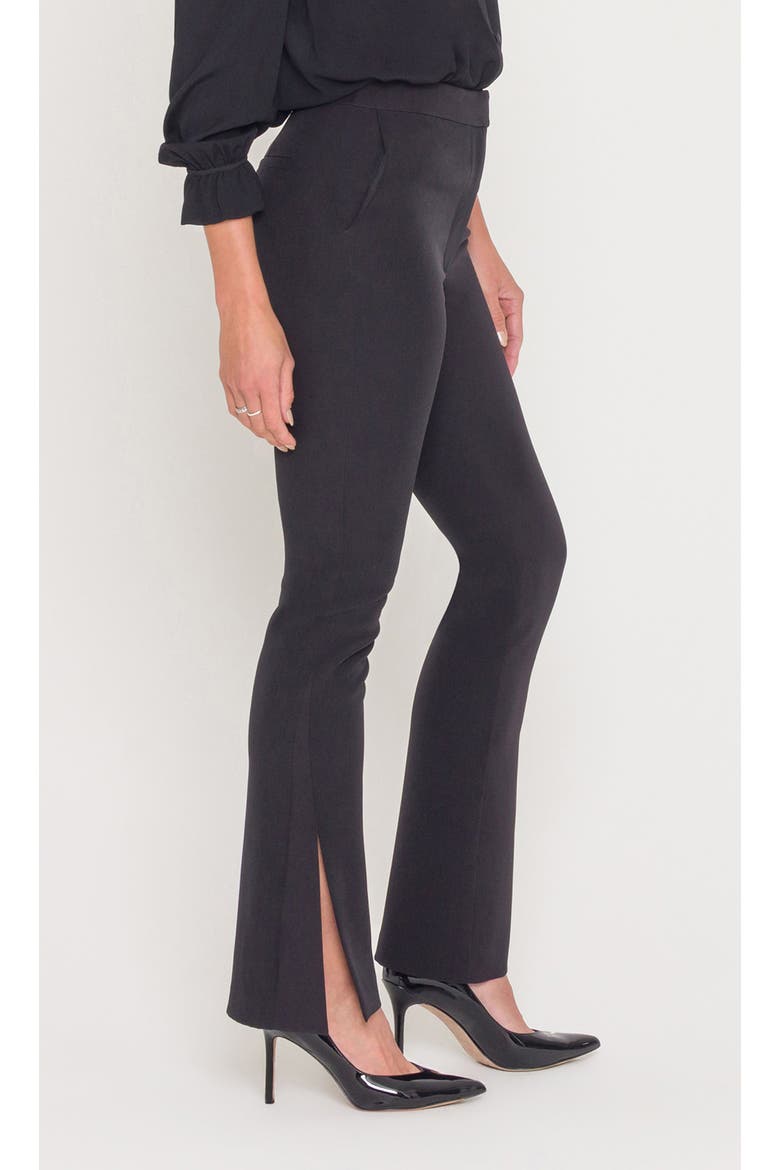 Benita Slit Pants, Alternate, color, Black