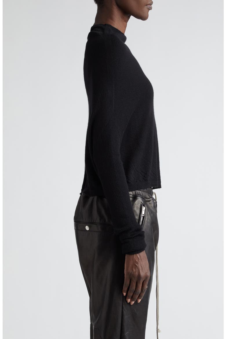 Crater Cashmere Sweater, Alternate, color, BLACK