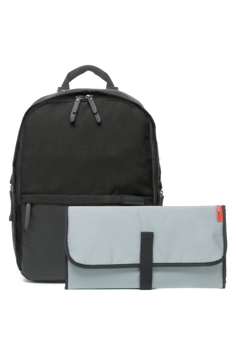 Taylor Diaper Backpack, Alternate, color, BLACK