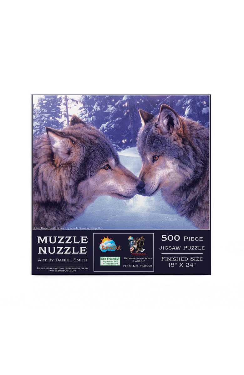 Sunsout Muzzle Nuzzle 500 piece Jigsaw Puzzle for Adults, Alternate, color, Multicolor