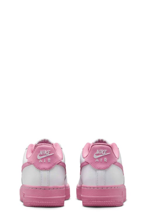 Nike Air Force 1 Basketball Sneaker In White/magic Flamingo