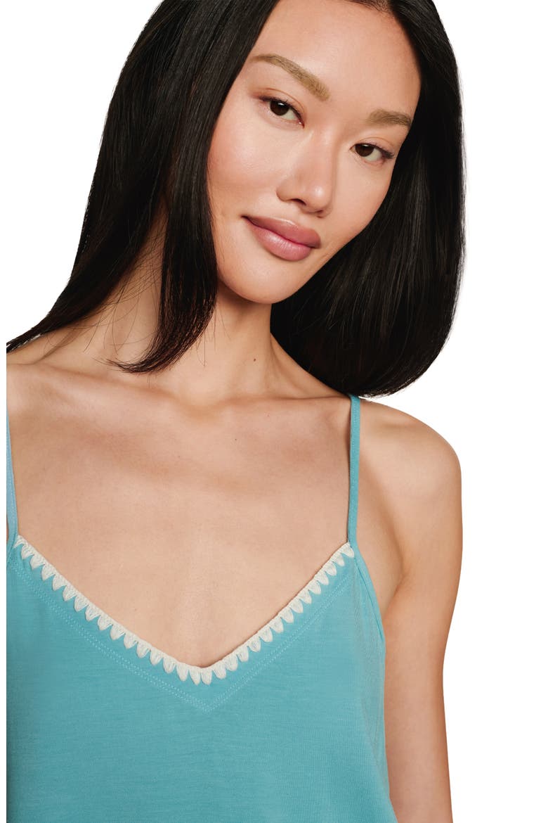 Frida Cami Pajamas, Alternate, color, BLUE LAGOON/ IVORY