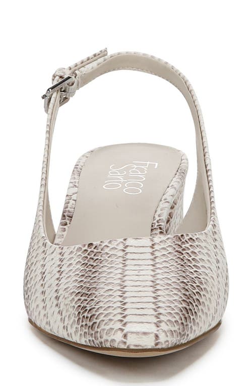Franco Sarto Women's Kate Pointed Toe Slingback Pumps In Silver