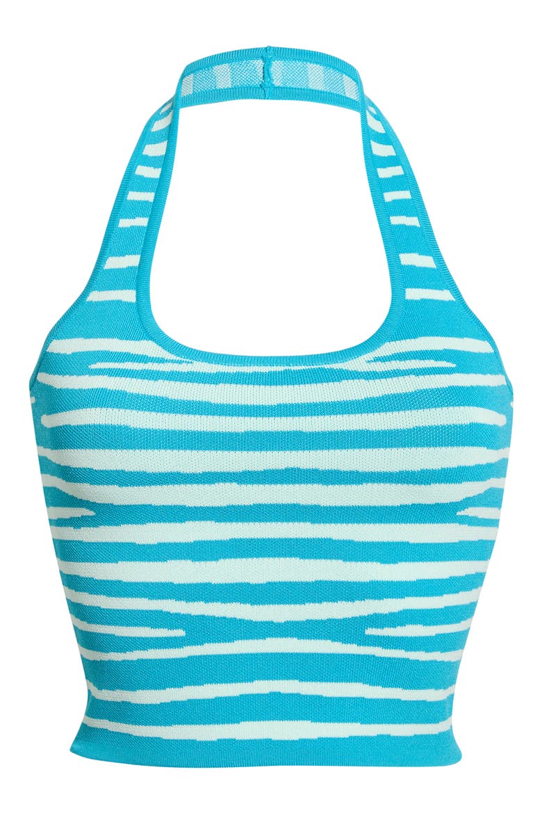 Halter Knit Cover-Up Tank Top, Alternate, color, STRIPE HYPE