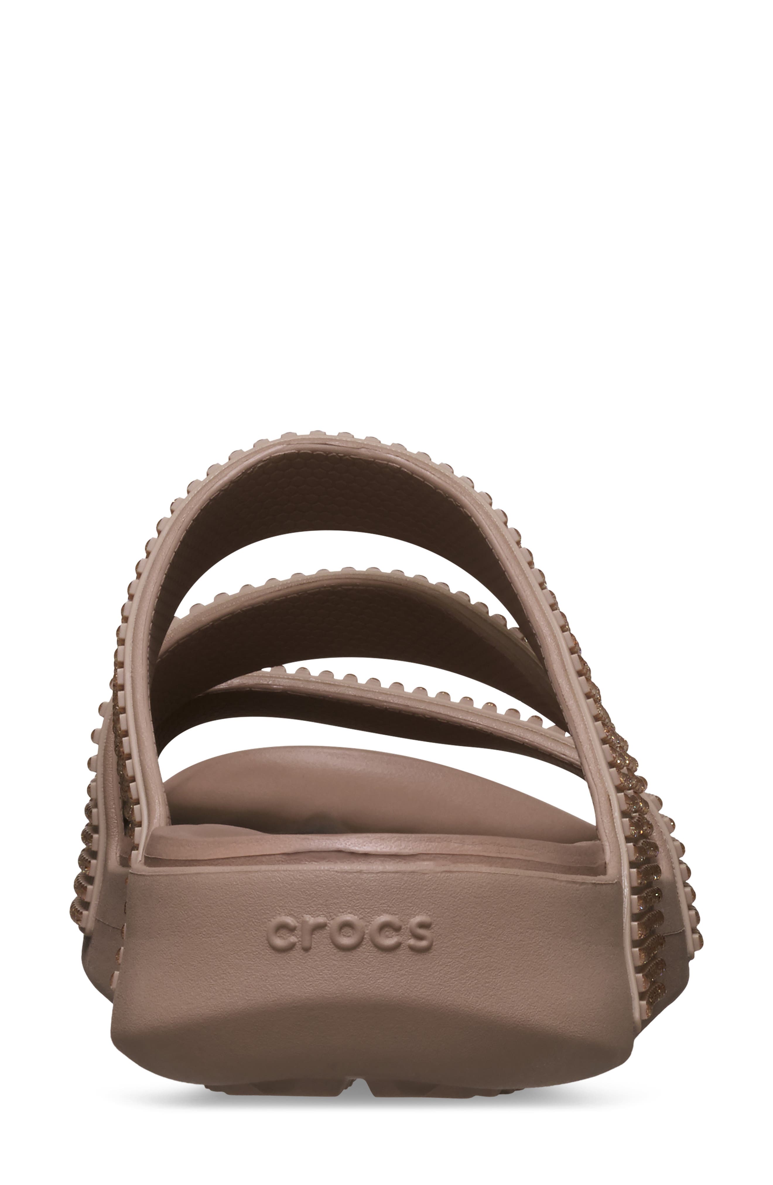 Getaway Gems Flip Flop, Alternate, color, LATTE