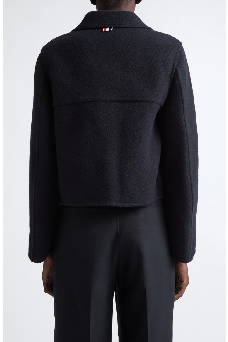 Wool Bell Sleeve Jacket, Alternate, color, NAVY