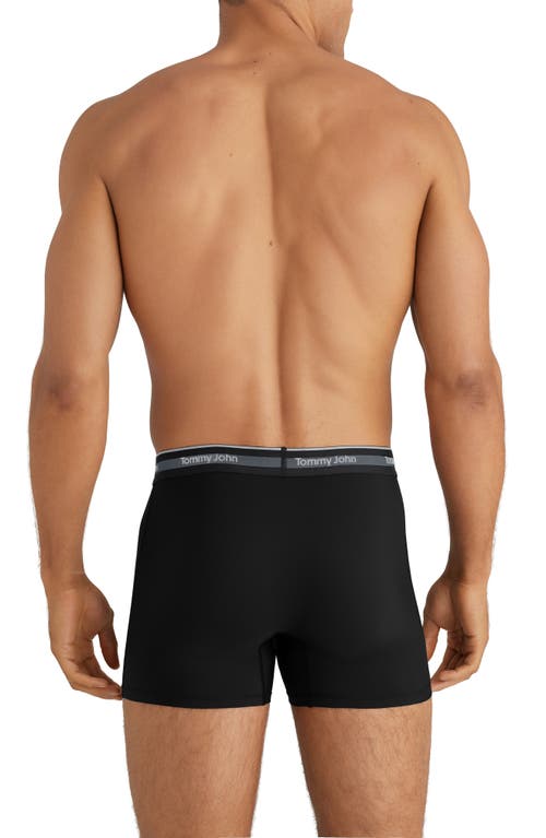 Tommy John 3-pack Comfort Micro 4-inch Boxer Briefs In Multi