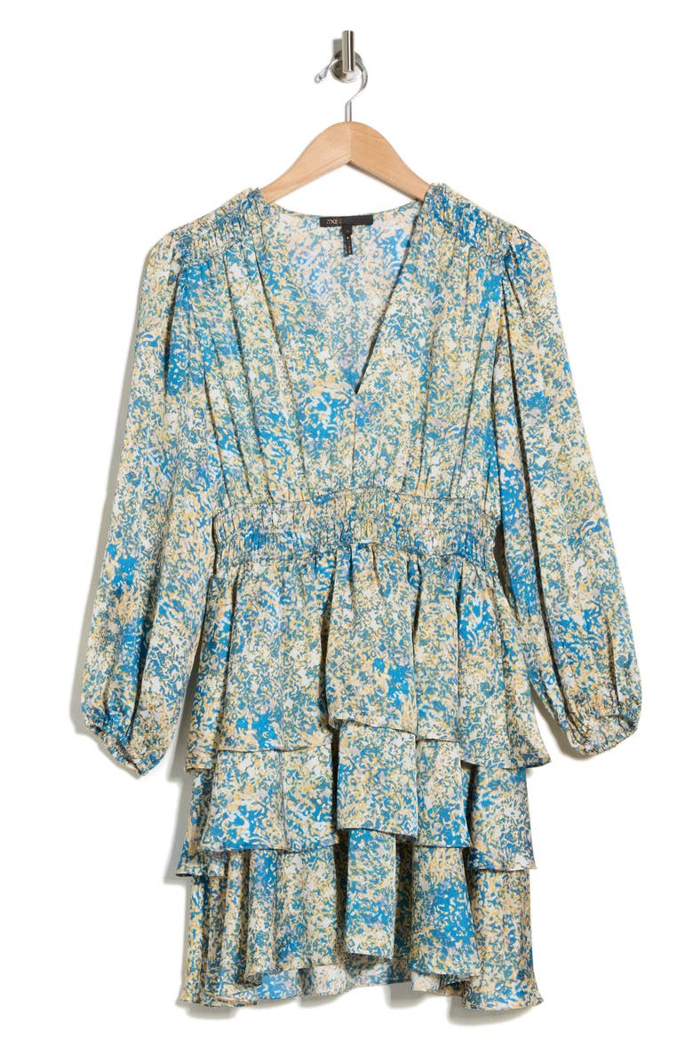 Ritaca Long Sleeve Dress, Alternate, color, IMPRIME ABSTRAIT BLEU