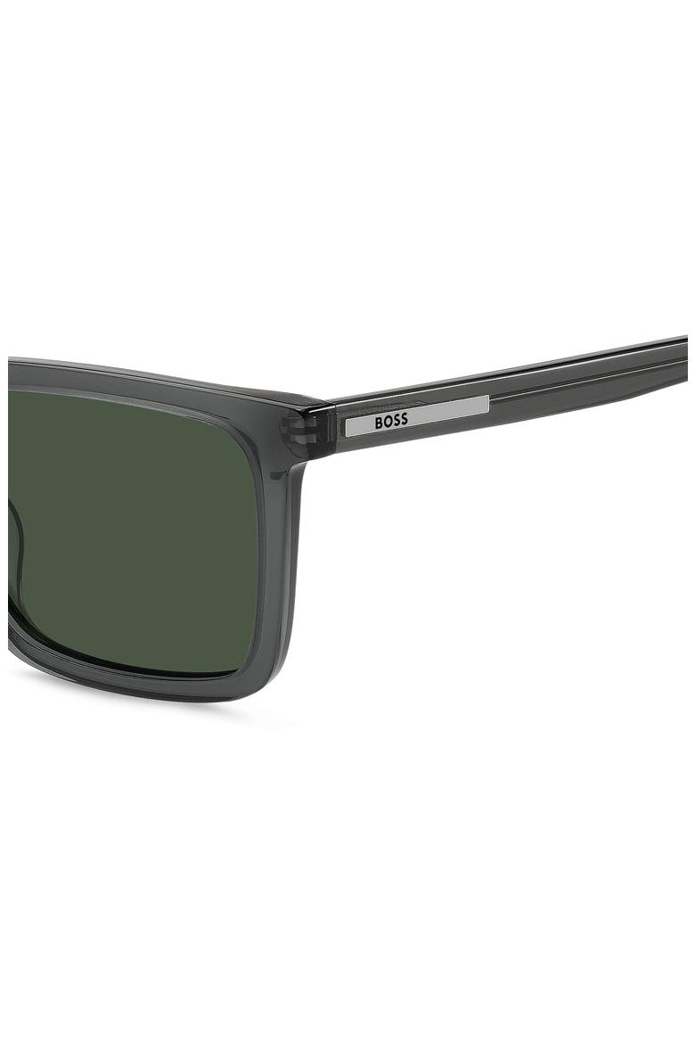 55mm Sunglasses, Alternate, color, GREEN/ GREEN