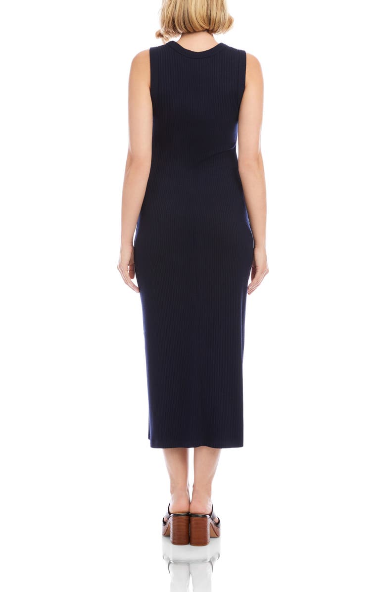 Karen Kane Rib Column Midi Dress, Alternate, color, 