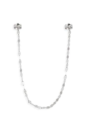 Lana Blake Dangle Double Stud Earring In Metallic