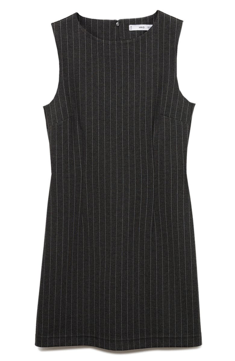 MANGO Stripe Sleeveless Minidress, Main, color, 