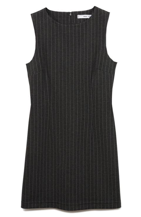 Stripe Sleeveless Minidress
