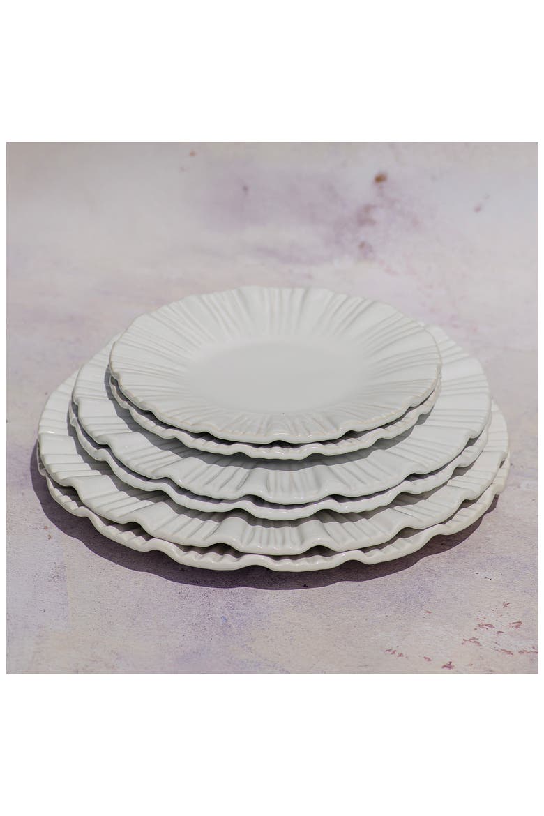 Bari American Dinner Plate, Alternate, color, WHITE