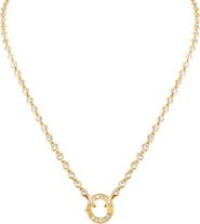 EDEN PRESLEY Diamond Bezel Front Closure Necklace