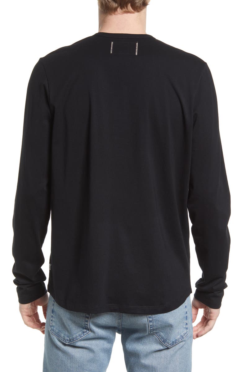 LIVE LIVE Crewneck Long Sleeve Top, Alternate, color, 