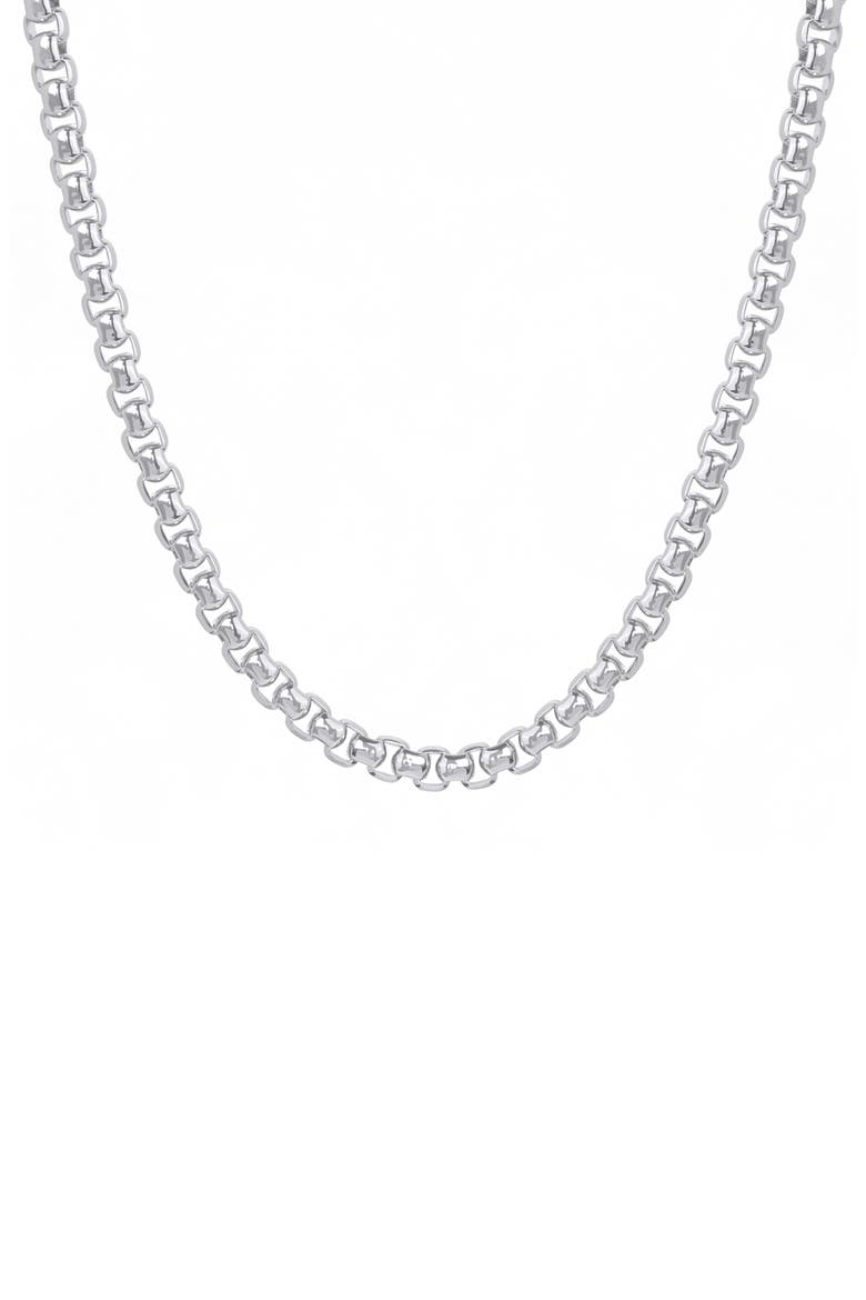 Large Tokyo Chain Necklace, Main, color, SILVER