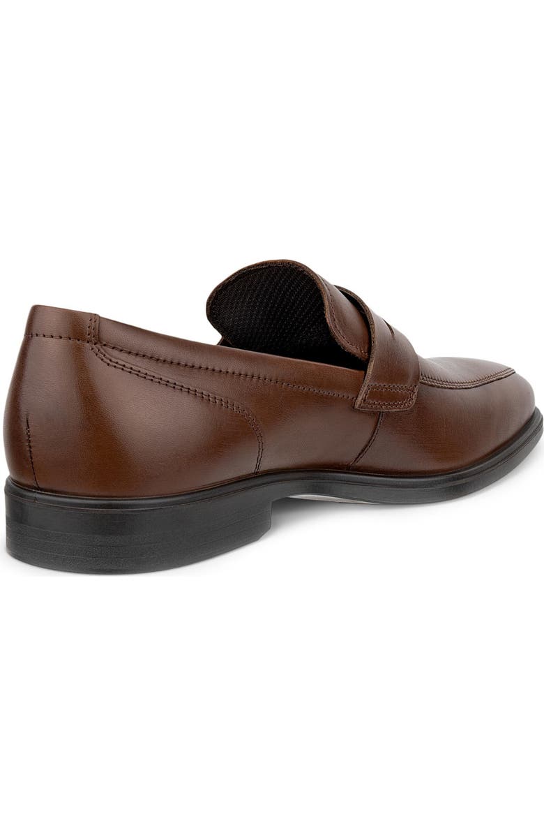 ECCO Queenstown Penny Loafer, Alternate, color, Cocoa Brown