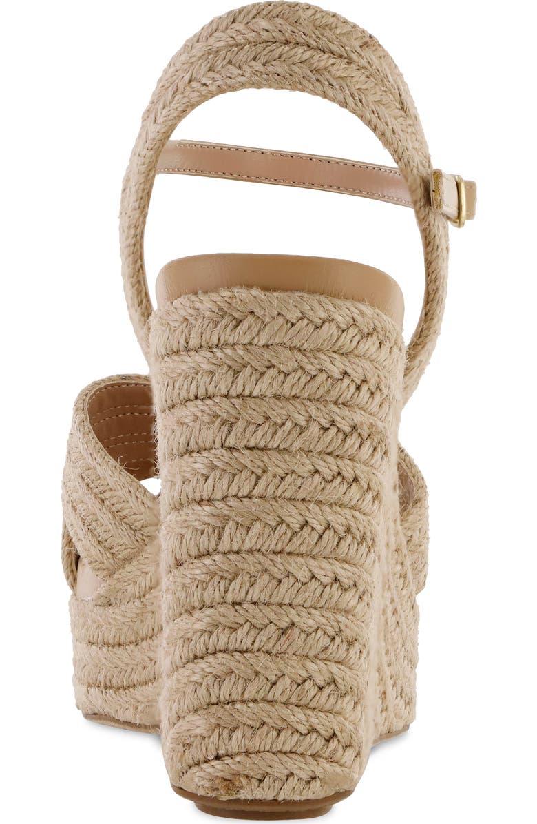 MIA Alouette Wedge Espadrille Sandal, Alternate, color, Natural Jute