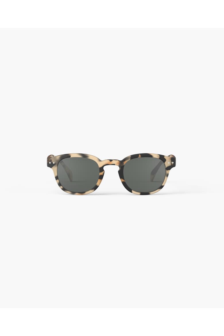 #C 49mm Square Reading Sunglasses, Main, color, Light Tortoise
