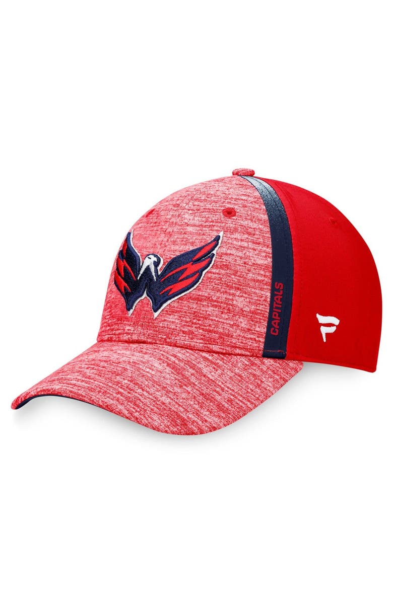 FANATICS Men's Fanatics Branded Red Washington Capitals Defender Flex Hat, Main, color, Red