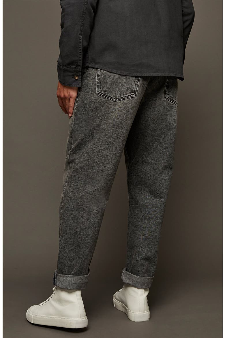 Relaxed Fit Straight Leg Jeans, Alternate, color, GREY