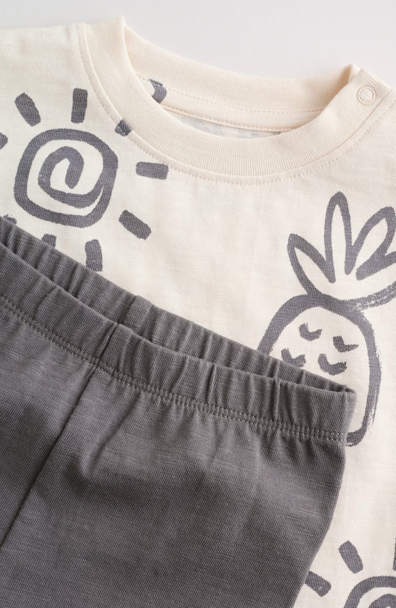 NEXT 6-Pack Assorted Long Sleeve T-Shirts & Pants Set, Alternate, color, Black