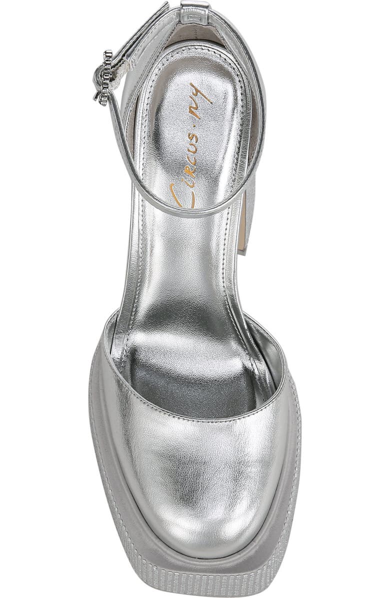 Circus NY by Sam Edelman Bailey Jewel Platform Sandal, Alternate, color, Soft Silver