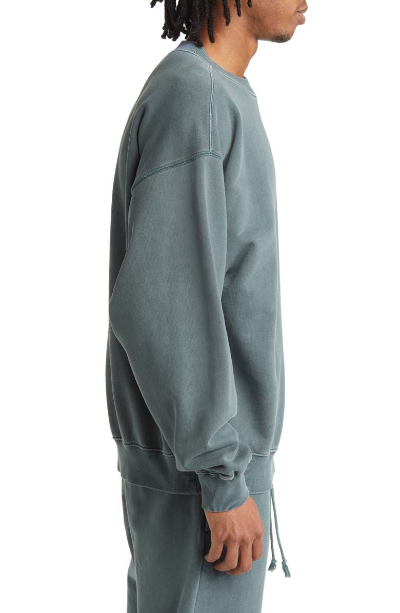 Elwood Core Oversize Crewneck Sweatshirt, Alternate, color, Vintage Slate
