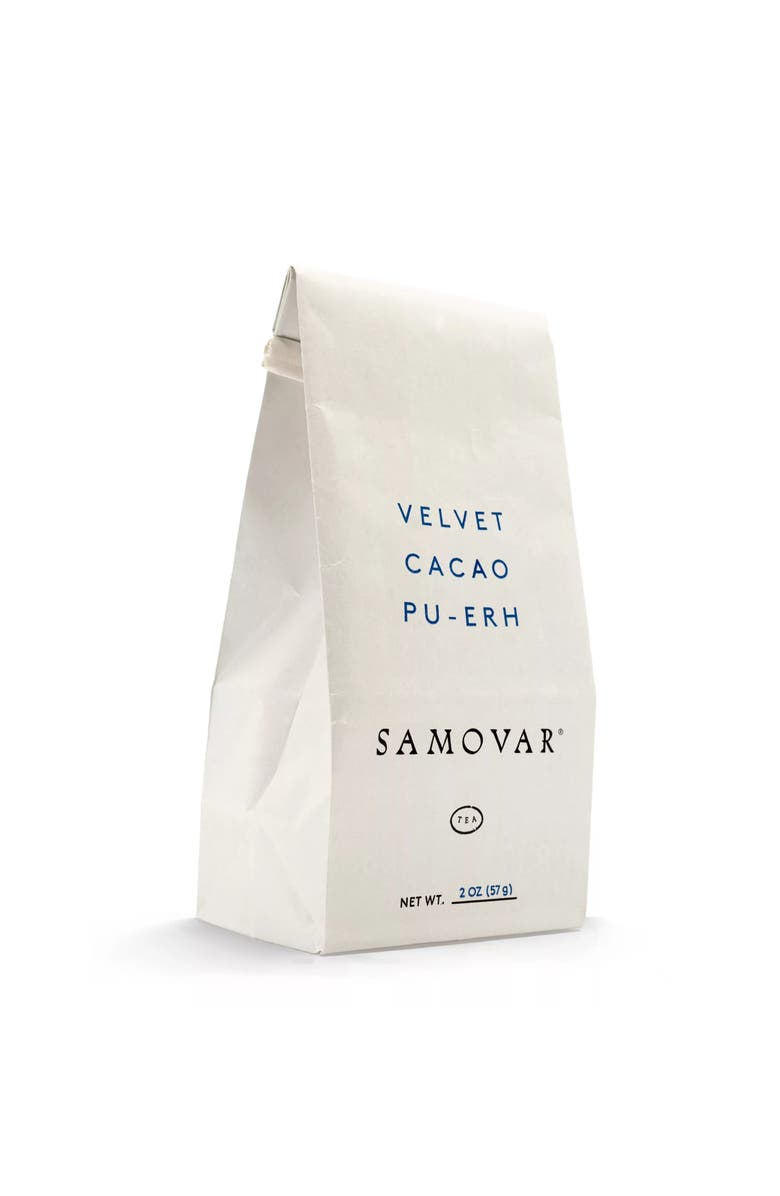 Samovar Tea Velvet Cacao Pu-Erh Tea, Organic, Main, color, 2 Oz Bag