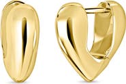 Bony Levy 14k Gold Heart Huggie Earrings