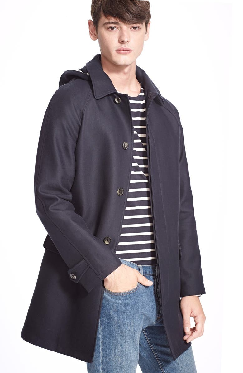 A.P.C. Hooded Cotton Parka, Alternate, color,