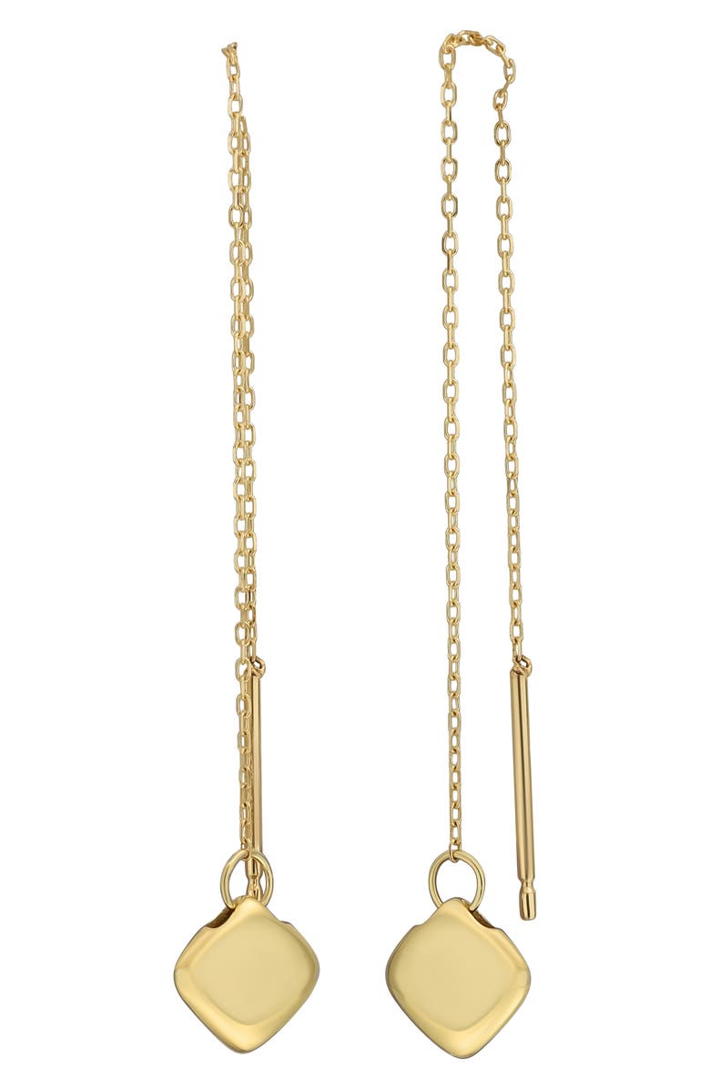 Bony Levy 14K Gold Threader Earrings, Main, color, 